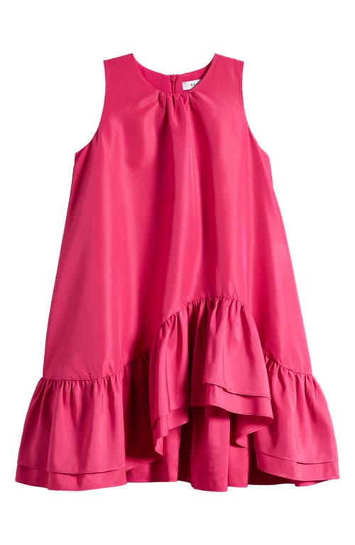 Reiss Kids' Cherie Ruffle A-Line Dress Bright Pink at Nordstrom,