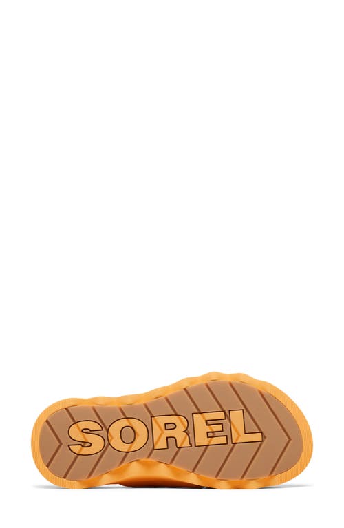 Shop Sorel Vibe Slide Sandal In Yellow Ray/gum 17