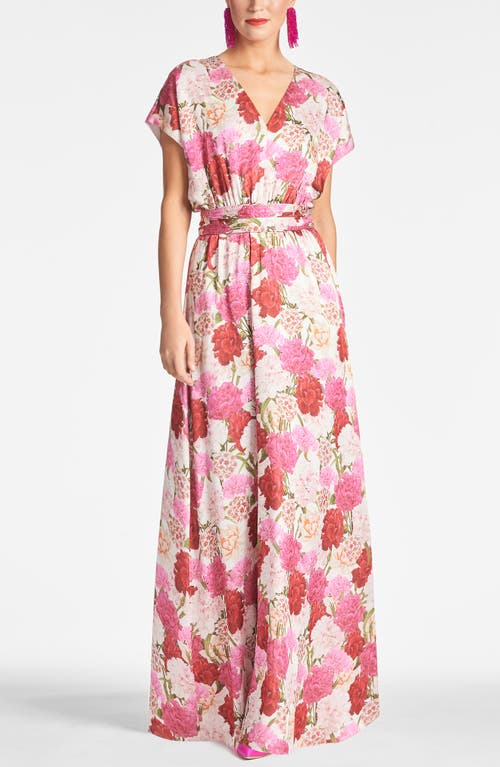 Sachin & Babi Leah Floral Georgette Gown Campo Di Fiore at Nordstrom,