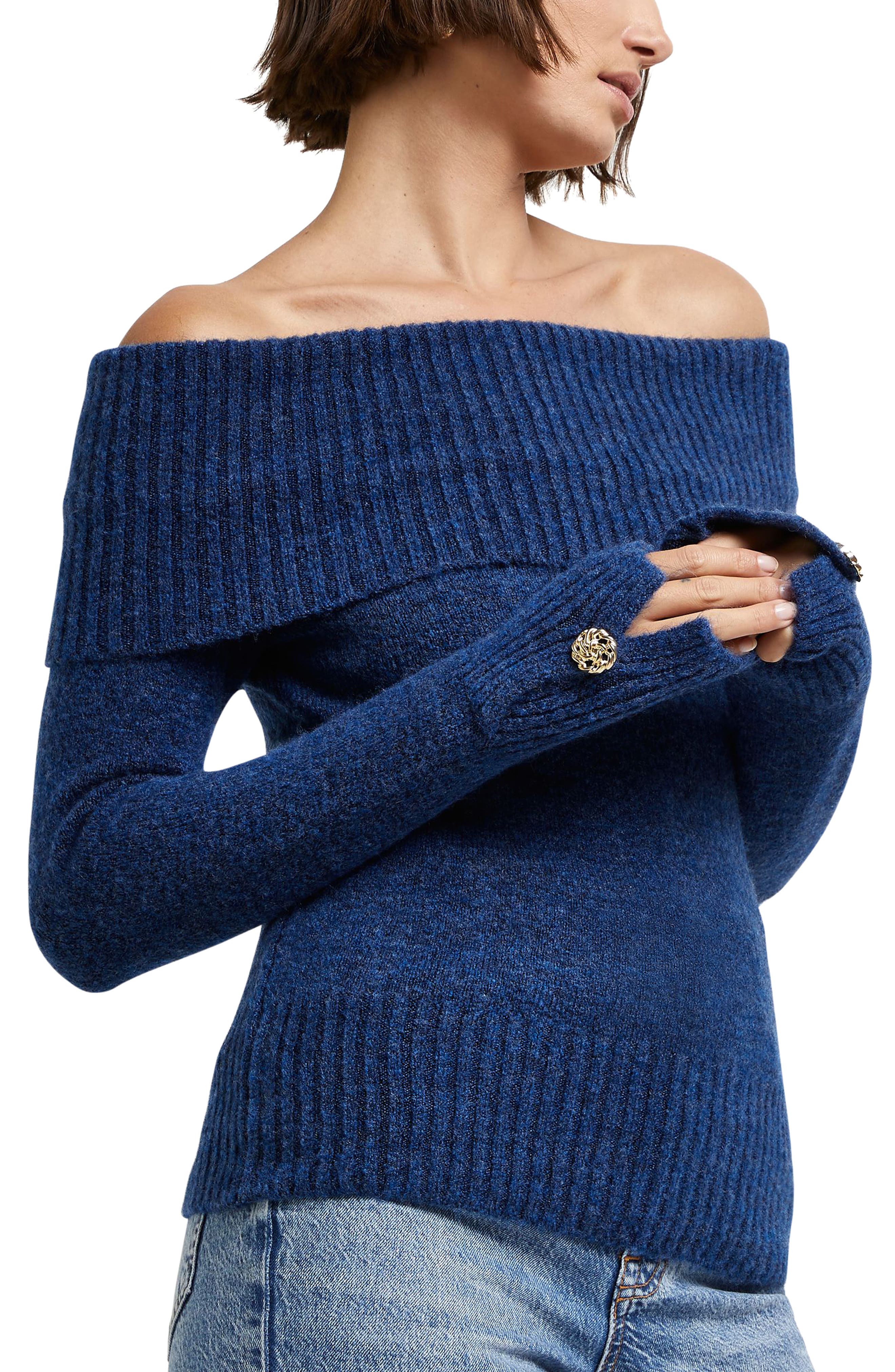 river island bardot jumper