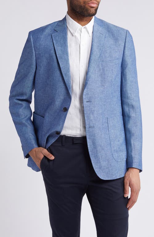 Shop Billy Reid Linen Sport Coat In Blue