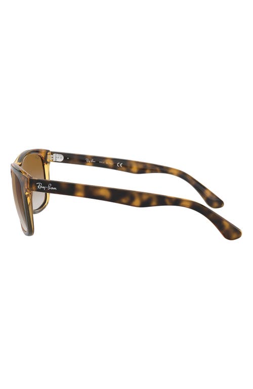 Ray Ban Ray-ban 'wayfarer' 58mm Aviator Sunglasses In Havana/brown Gradient
