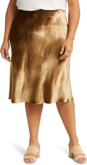 Velvet gold outlet skirt