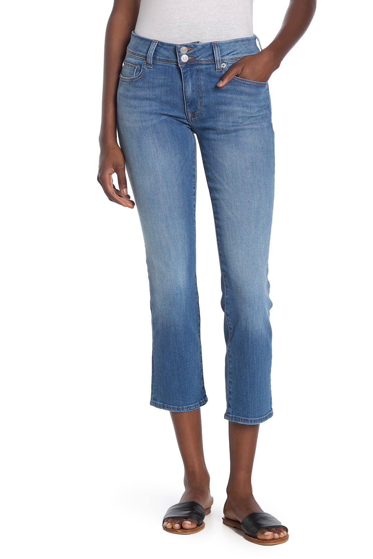 hudson straight leg jeans