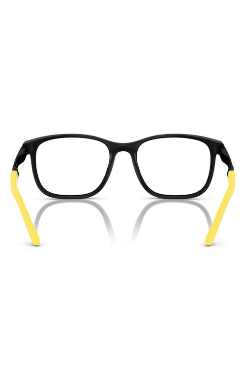 Scuderia Ferrari X 53mm Pillow Optical Glasses In Matte Black