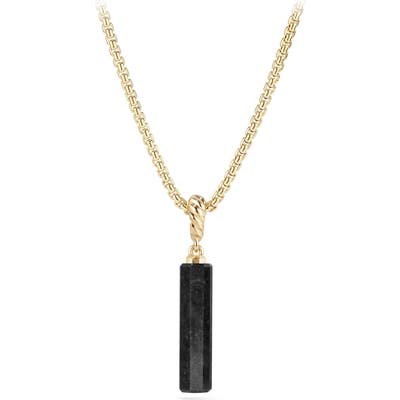 David Yurman Barrel Charm With 18K Gold