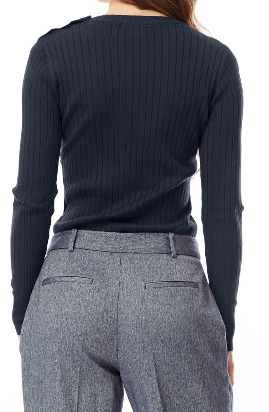 Shop By Design Cable Stitch Sweater In Navy