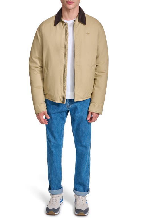 Dockers ® Padded Corduroy Collar Cotton Bomber In Harvest Gold