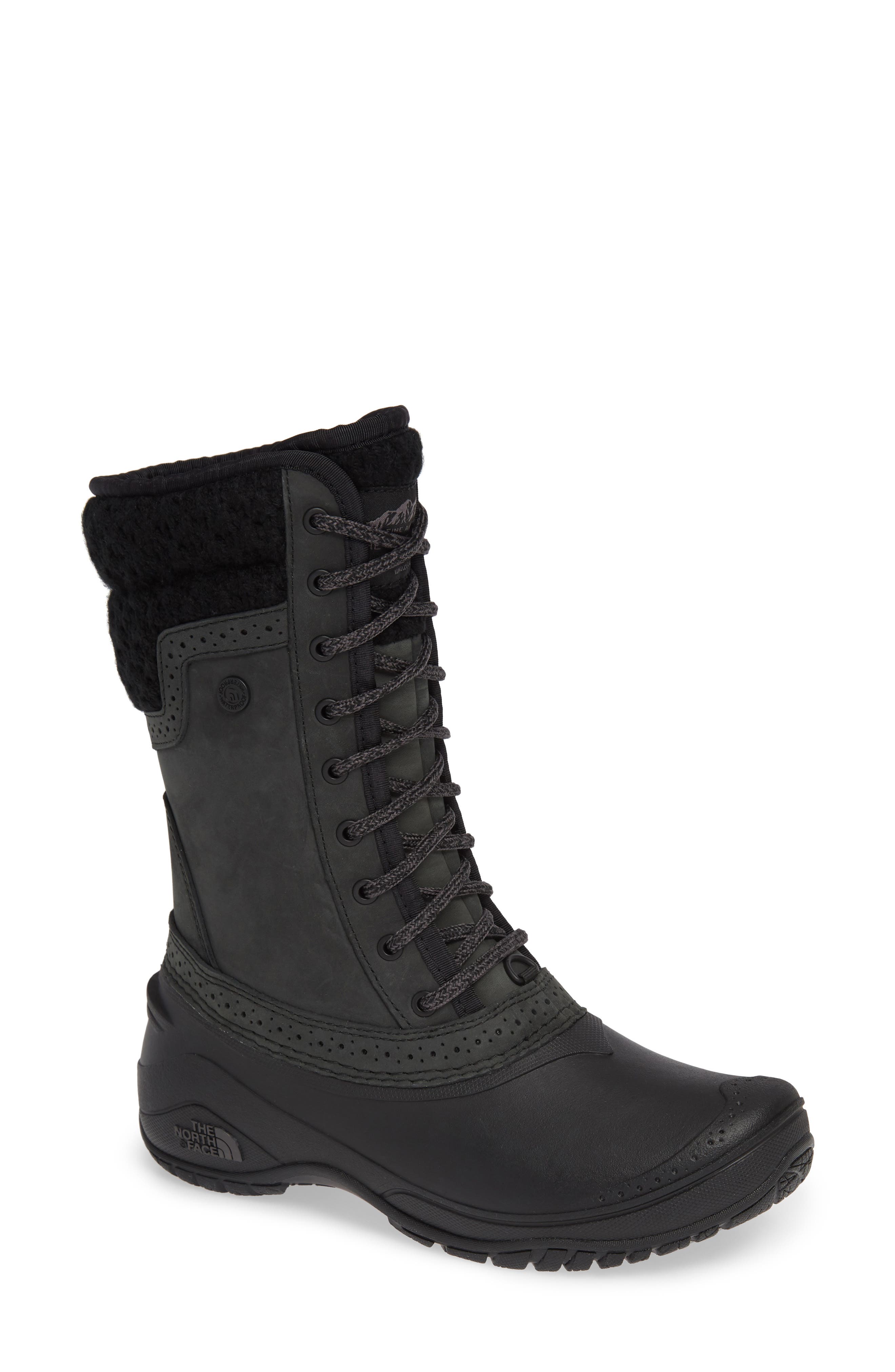 the north face women's shellista cuffed winter boots