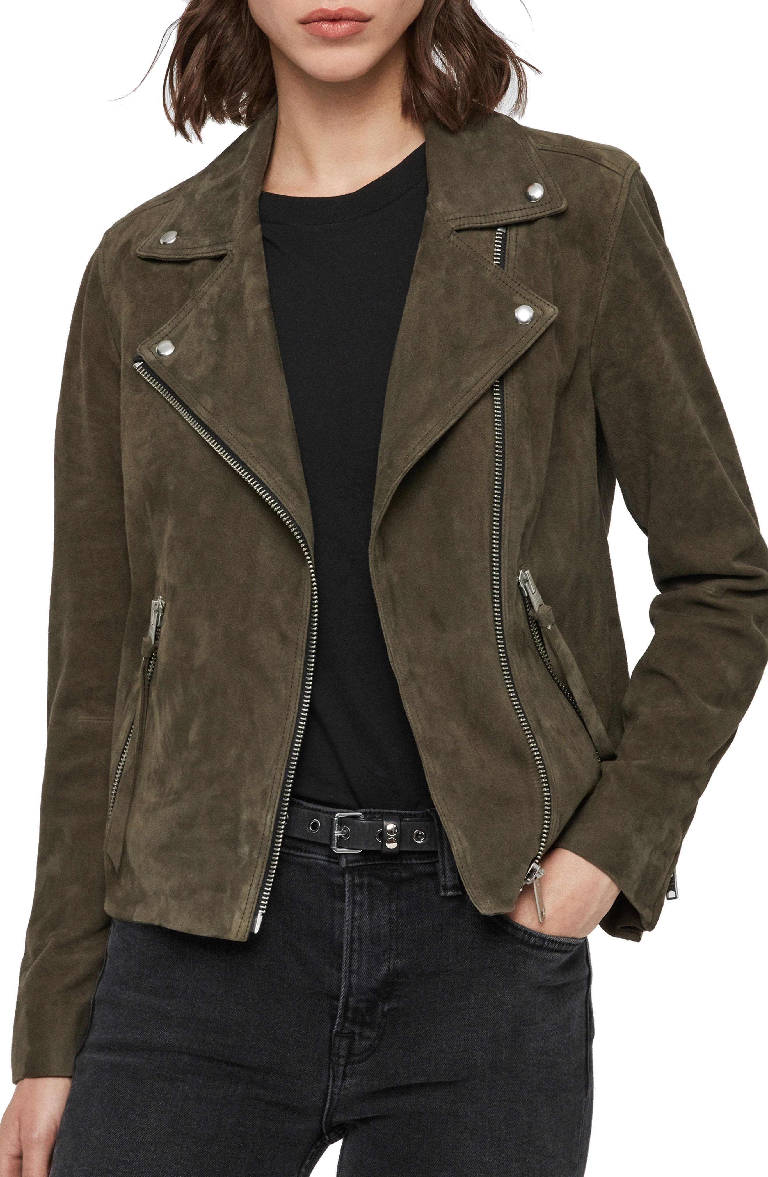 emerald green leather jacket
