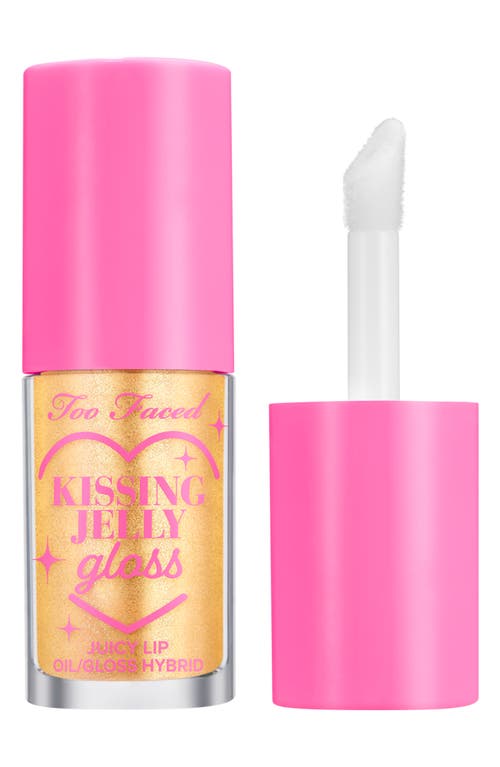 Too Faced Kissing Jelly Lip Oil Gloss in Pina Colada at Nordstrom