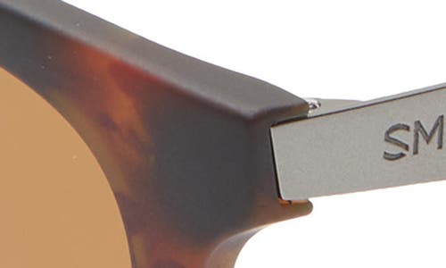 Smith Roam 53mm Chromapop™ Polarized Sunglasses In Matte Tortoise/brown