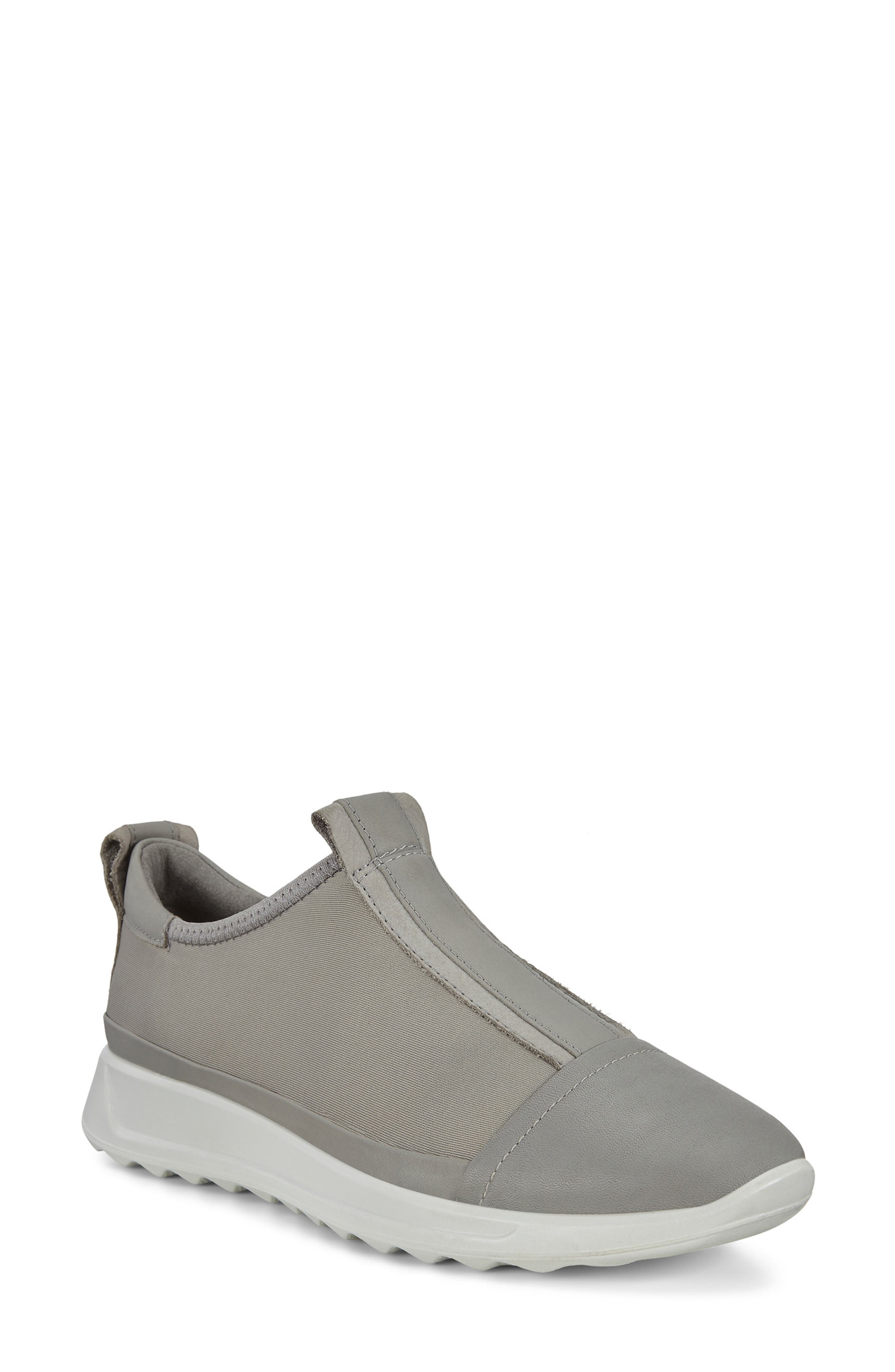 Ecco Flexure Sneaker In Wild Dove Leather