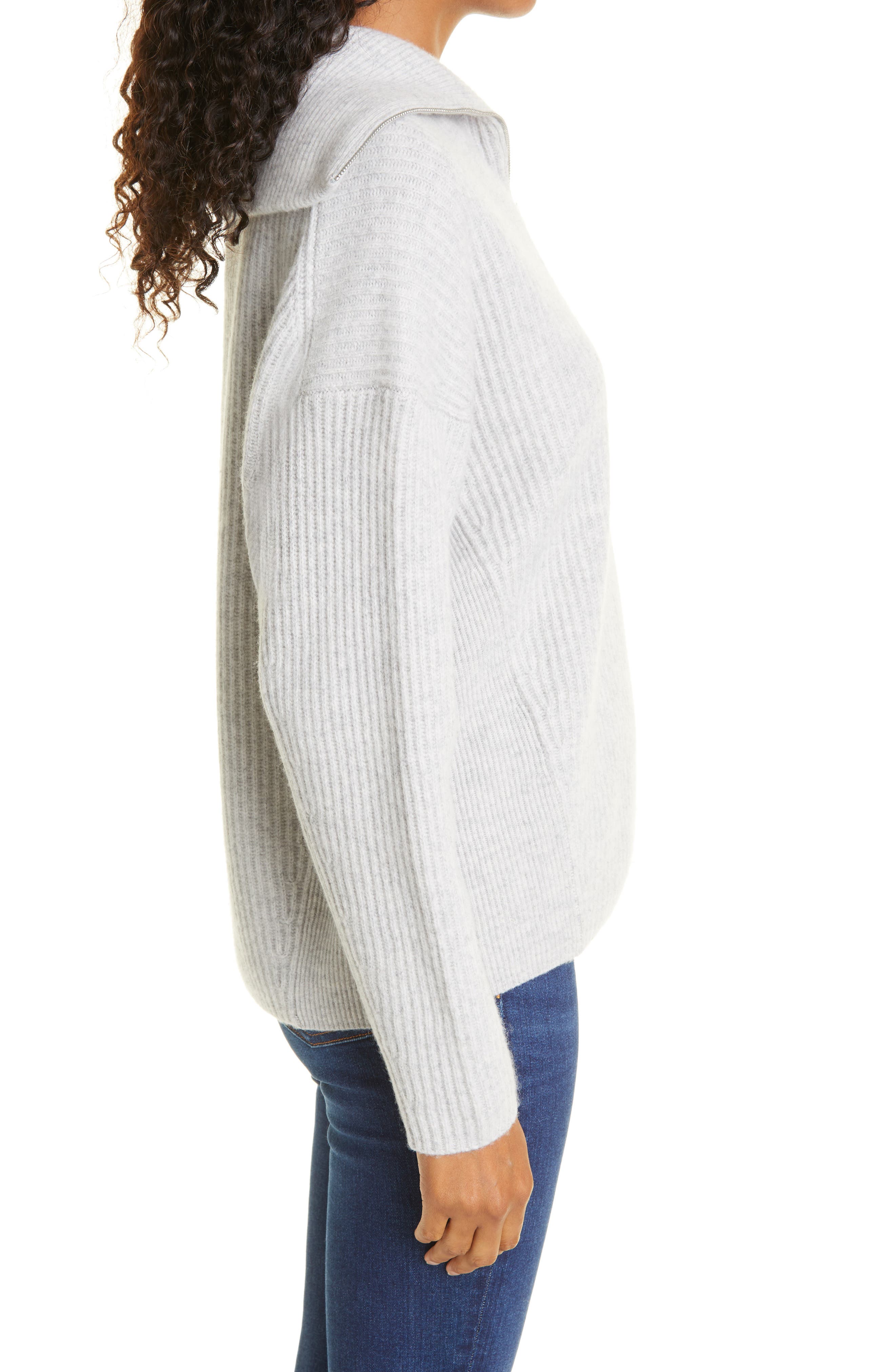 vince half zip sweater