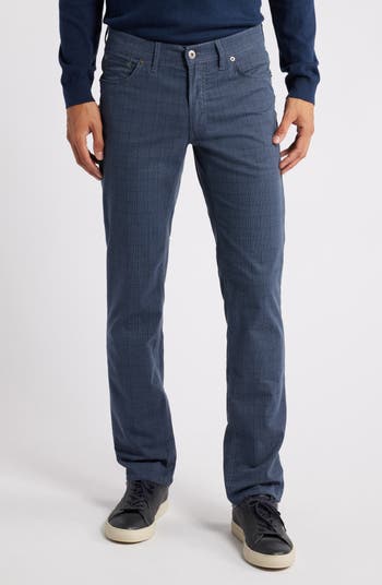 Brax Modern Fit Plaid Stretch Five Pocket Pants | Nordstrom