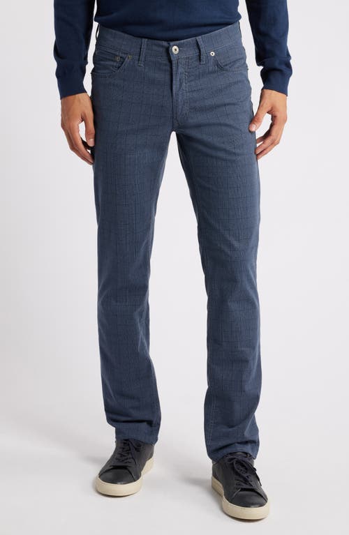 BRAX BRAX MODERN FIT PLAID STRETCH FIVE POCKET PANTS 