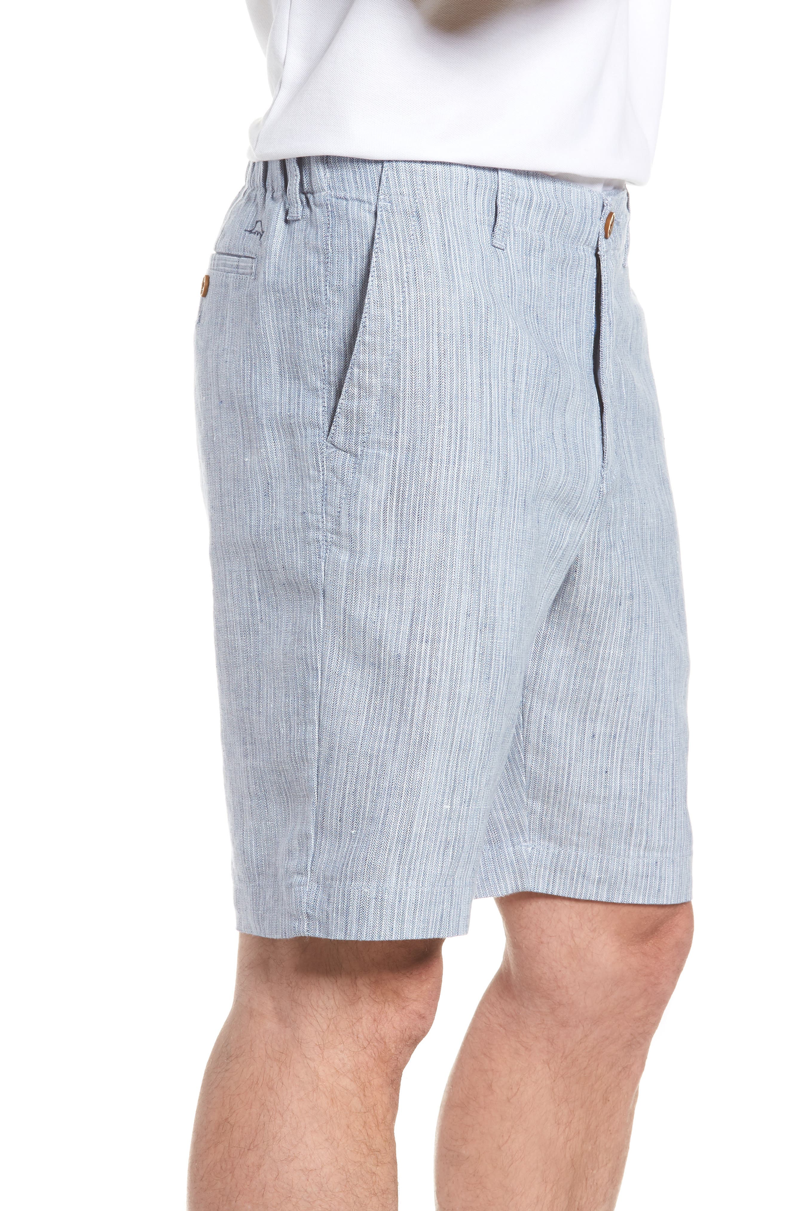 Tommy Bahama | Harbor Herringbone Linen Blend Shorts | Nordstrom Rack