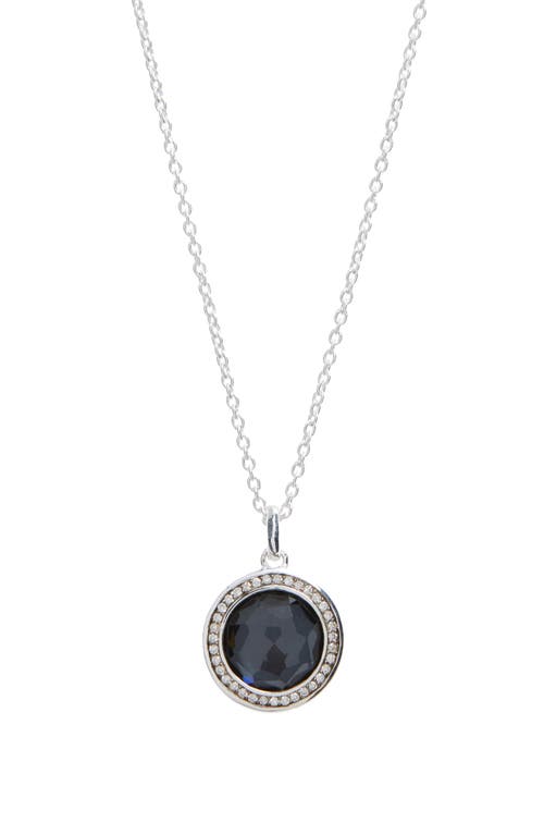 Ippolita 'Stella' Small Pendant Necklace in Silver/Hematite at Nordstrom