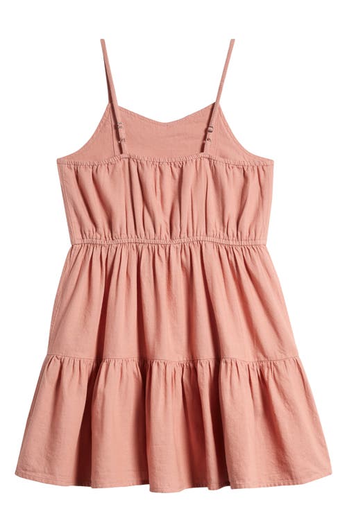 Shop Treasure & Bond Kids' Tiered Camisole Dress In Pink Dawn