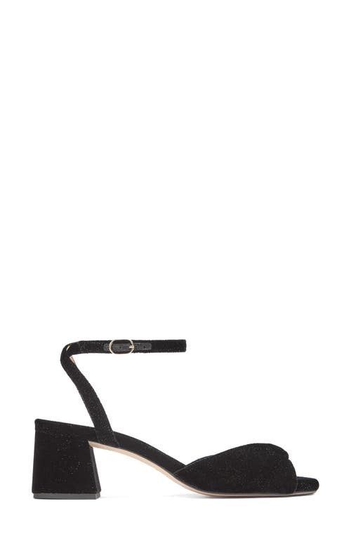 Shop Lk Bennett Joelle Twist Ankle Strap Sandal In Black