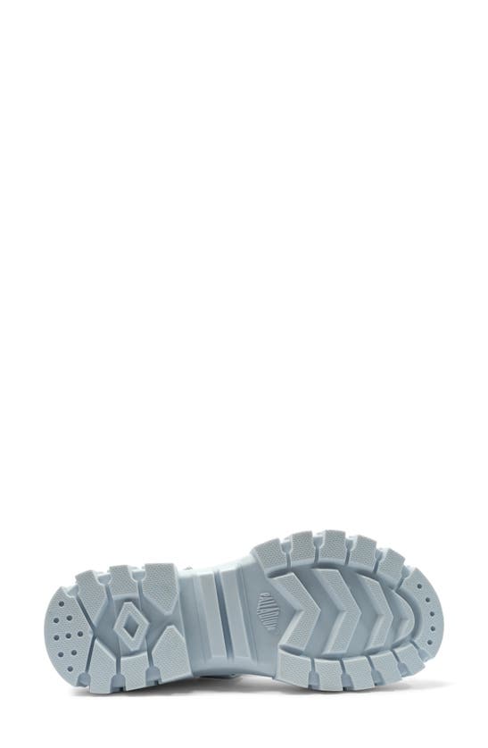 Shop Palladium Revolt Mono Platform Sandal In Blue Art