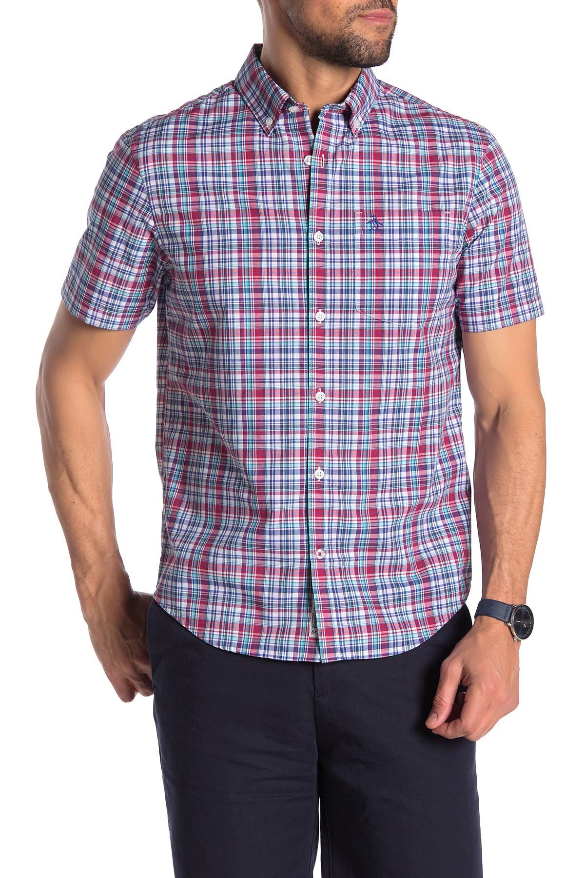 penguin checked shirt