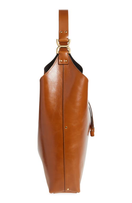 Shop Chloé Large Marcie Leather Hobo Bag In 26m Clay Brown