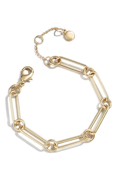 BaubleBar Paperclip Chain Bracelet in Gold at Nordstrom