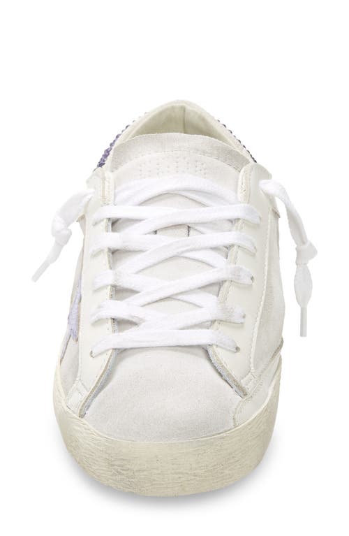 Shop Golden Goose Super-star Sneaker In White/lilac