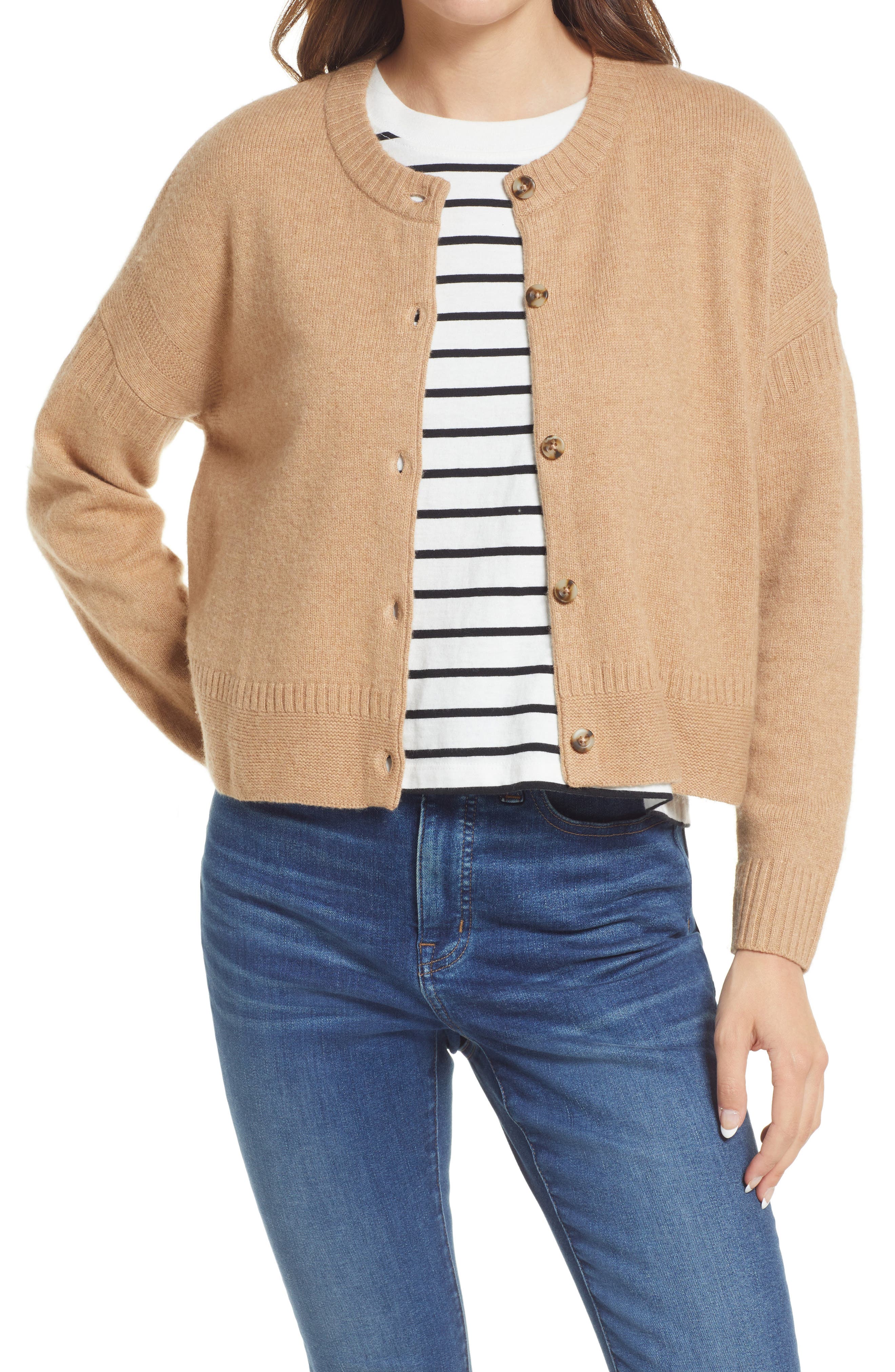 Madewell Clemence Crop Wool Blend 