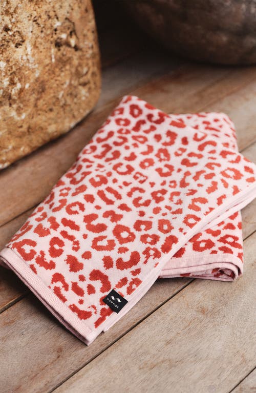 Slowtide Deville Beach Towel In Dusty Mauve