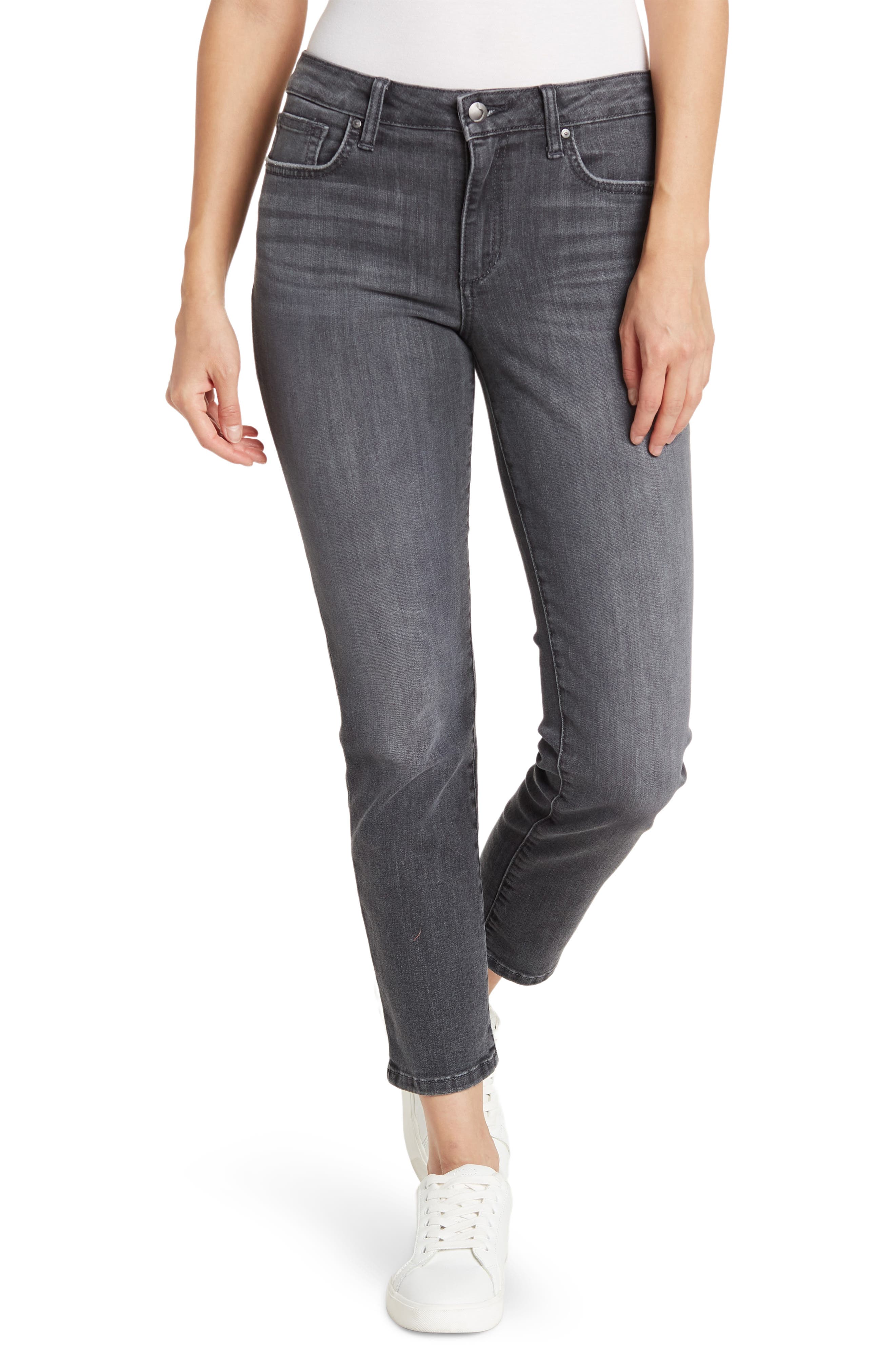 JOES Lara Mid Rise Straight Ankle Jeans 