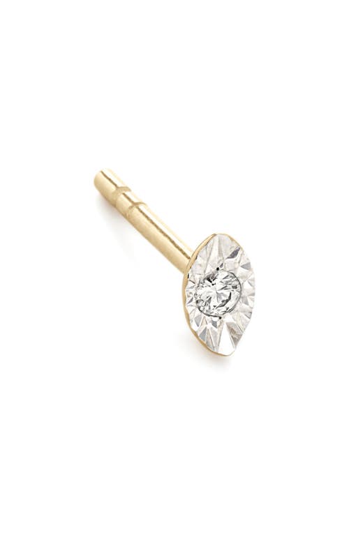 MONICA VINADER MONICA VINADER SINGLE LAB GROWN DIAMOND STUD EARRING 