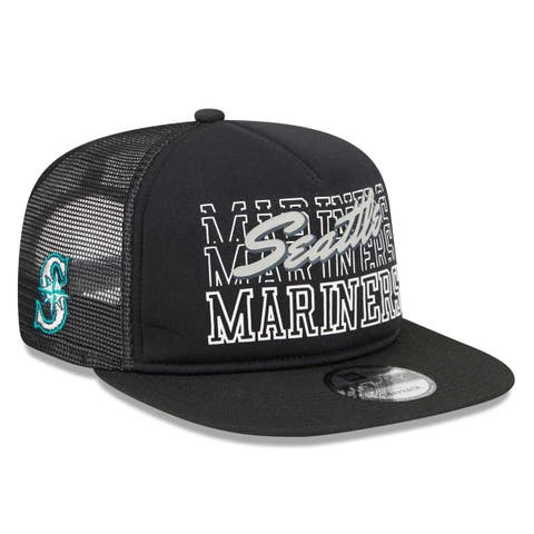 New Era Men's White and Royal Seattle Mariners Crest 9FIFTY