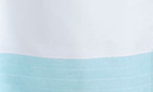Brooks Brothers Ottoman Rolls Shower Curtain In Sea Glass