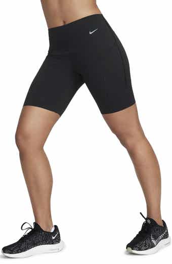 Nike Yoga Luxe Shorts Womens 1X Dri Fit Black Tight Hi-Rise DC5417 010 