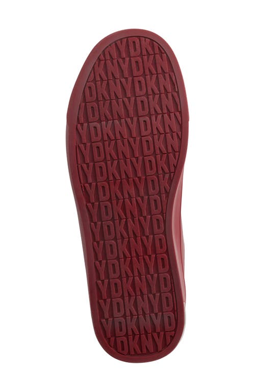 Shop Dkny Abelina Slip-on Sneaker In Ruby Red