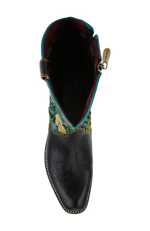 Shop L'artiste By Spring Step Rodeoqueen Western Boot In Black Multi