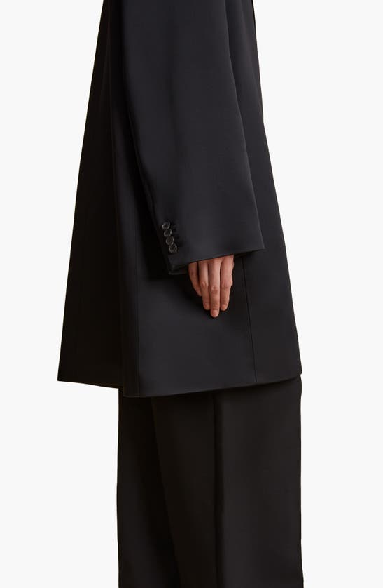 Shop Khaite Ray Oversize Jacket In Black