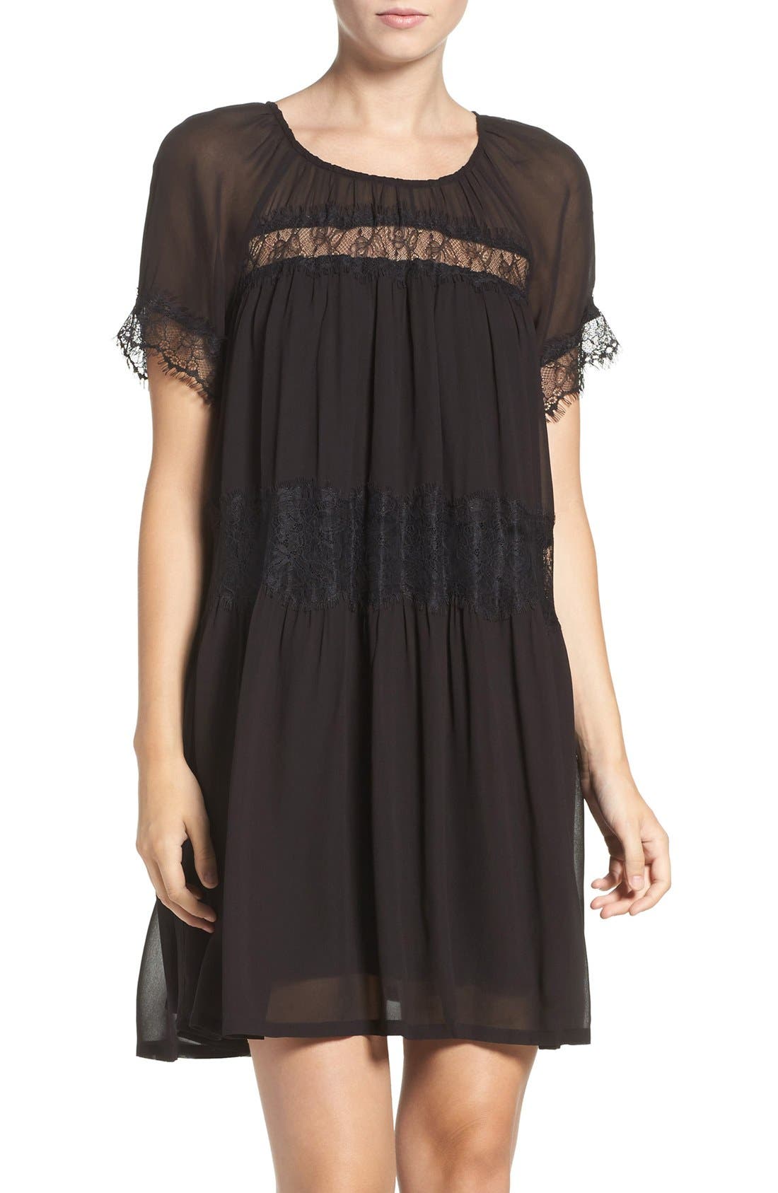 chiffon babydoll dress