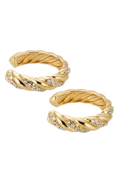 LILI CLASPE Gina Ear Cuffs in Gold