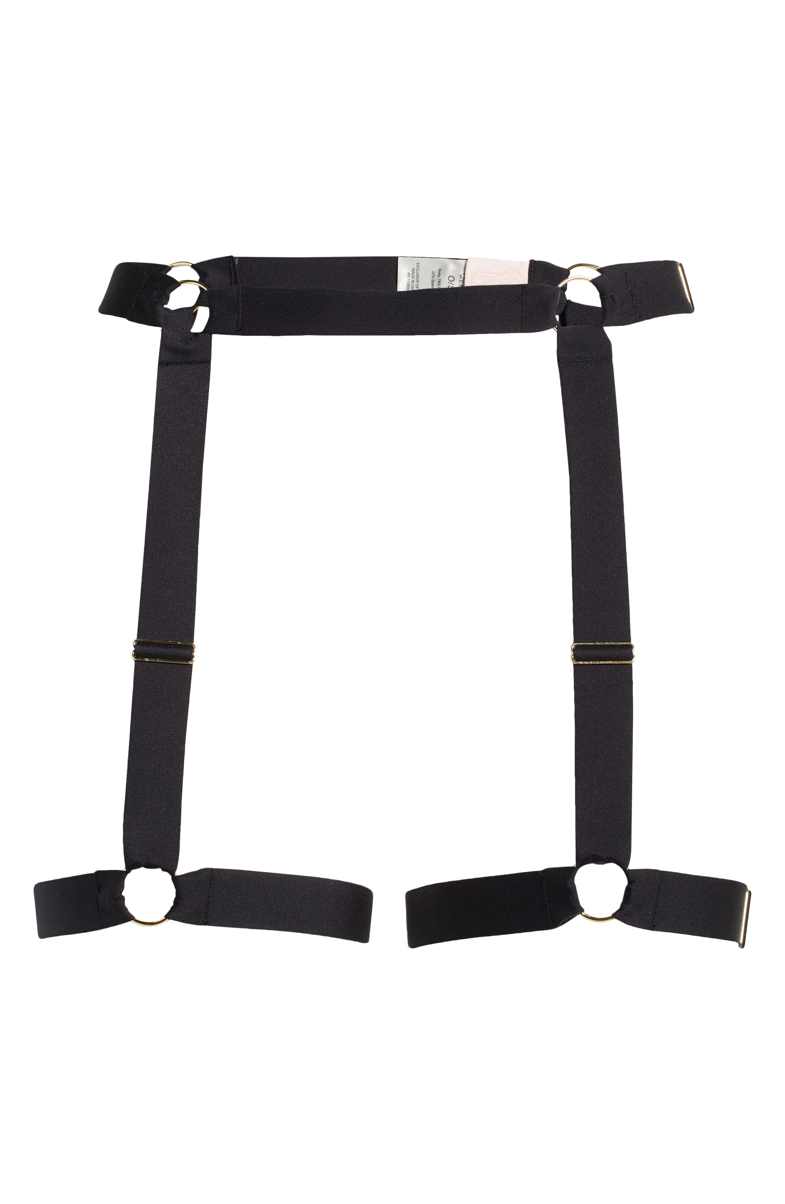 HAH Strung Out Strappy Garter Belt in Noir | Smart Closet