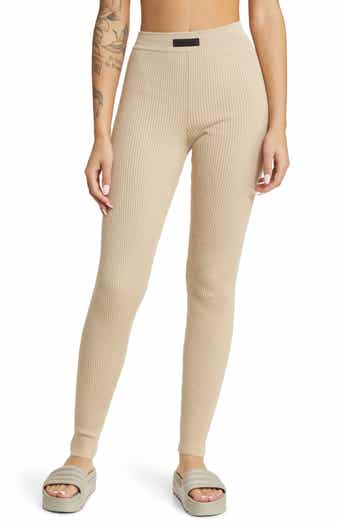 SKIMS Ribbed high-rise stretch-cotton jersey leggings - ShopStyle