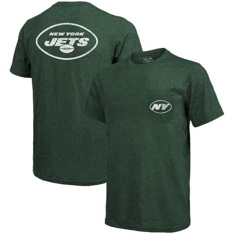 Men's Majestic Threads Aaron Rodgers Green New York Jets Oversize Fit T-Shirt Size: Small