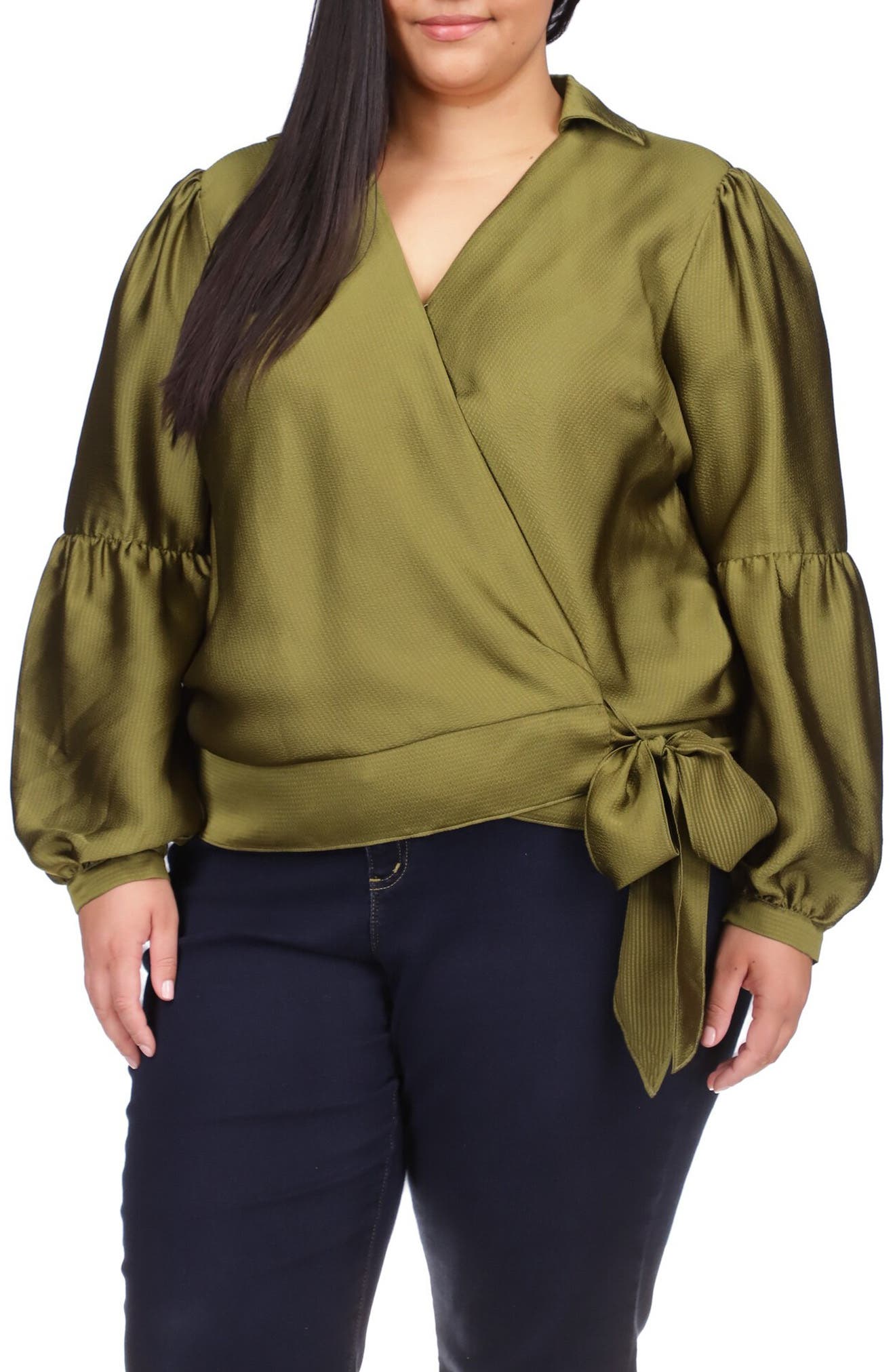 michael kors satin blouse