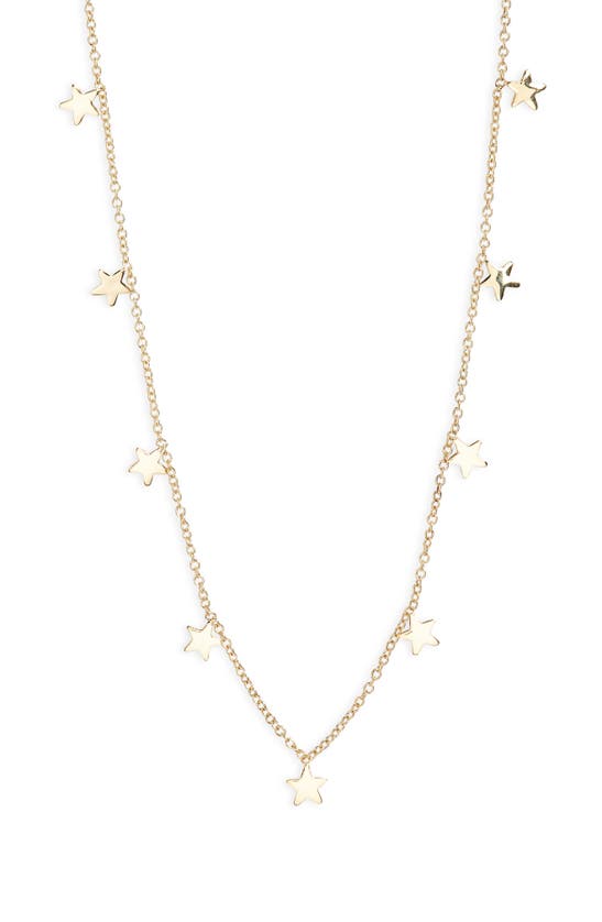 Shop L'atelier Nawbar Stars Charm Choker Necklace In Gold