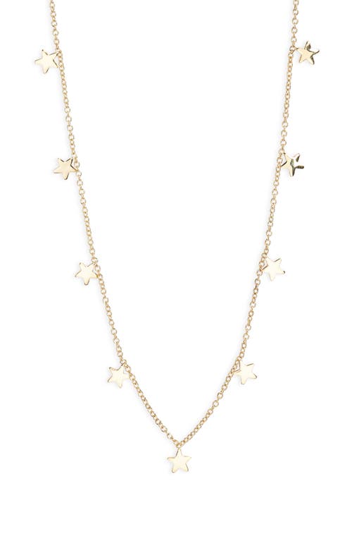 L'Atelier Nawbar Stars Charm Choker Necklace in Gold at Nordstrom, Size 16