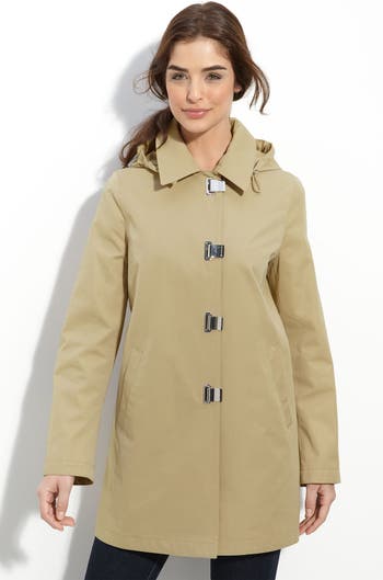 MICHAEL Michael Kors Inverted Pleat A-Line Coat | Nordstrom