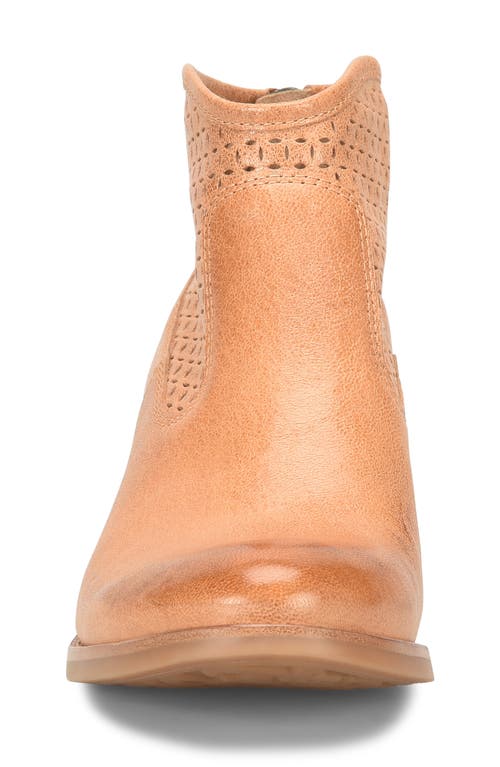 Shop Söfft Aisley Perforated Bootie In Apricot Tan