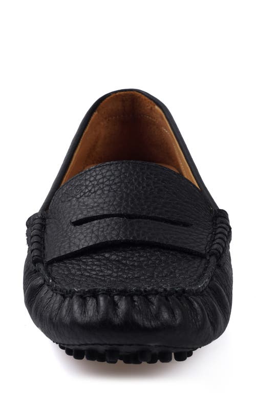 National Comfort Talulah Penny Loafer In Black Leather